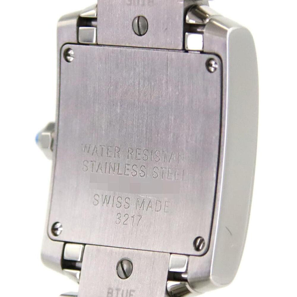 Cartier Tank Française SM W51008Q3 Stainless Steel Quartz Watch - Picture 6 of 9